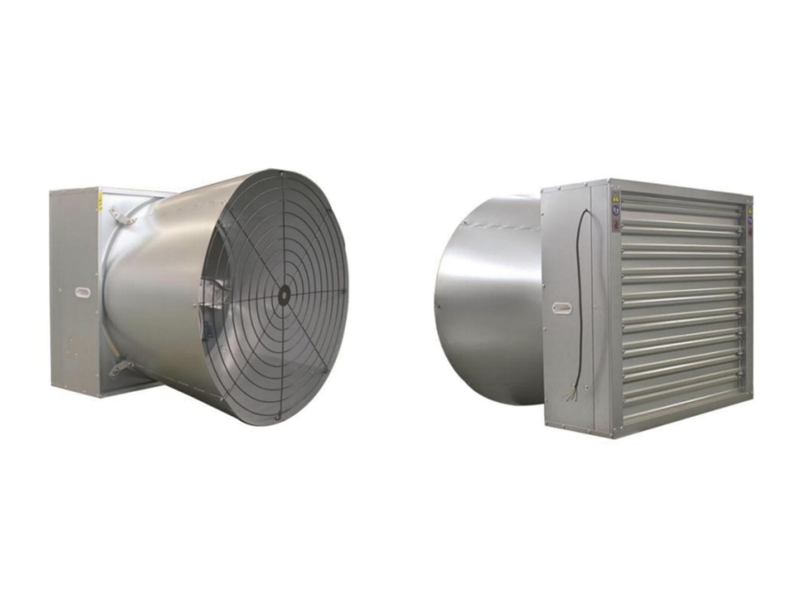 LOUVERED AIR DUCT FAN
