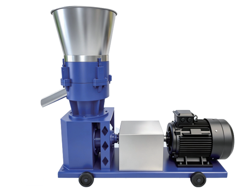 Rear-axle type flat-die granulator